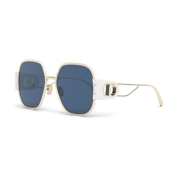 NEW DIOR SUNGLASSES, BLUE WOMEN GEOMETRIC DIOR 30MONTAIGNE S5U B6B0 - Picture 1 of 3